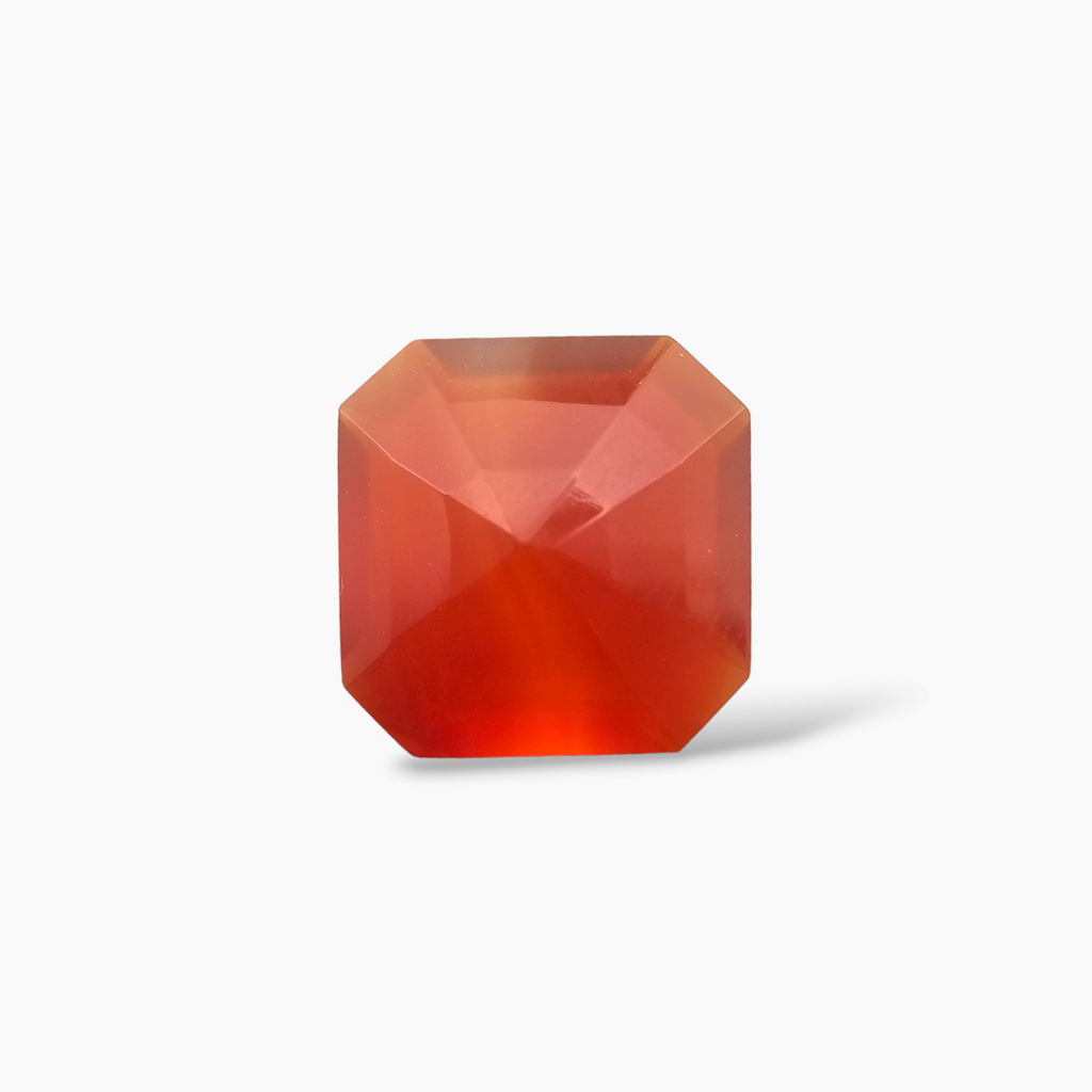 shop Natural Agate Aqeeq Stone 4.02 Carats Asscher Cut Shape ( 10 mm )