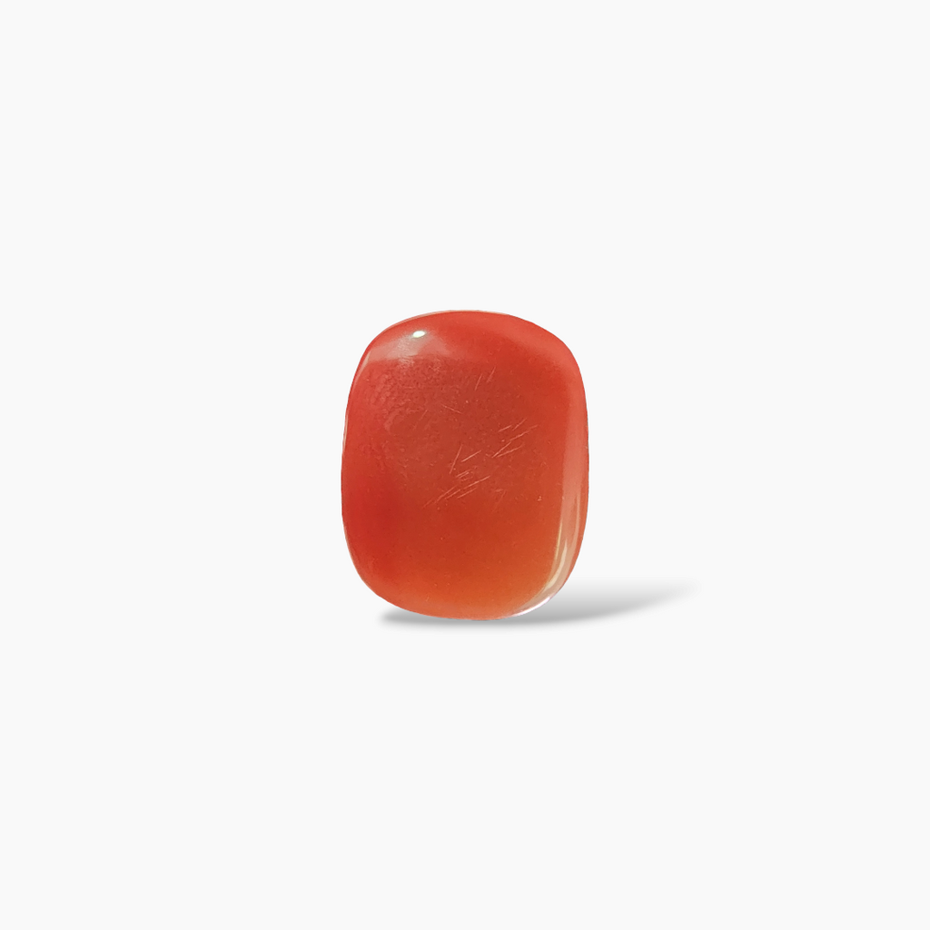 online Natural Red Onyx Stone 11.17 Carats Cushion Cabochon Shape ( 16x13 mm ) 
