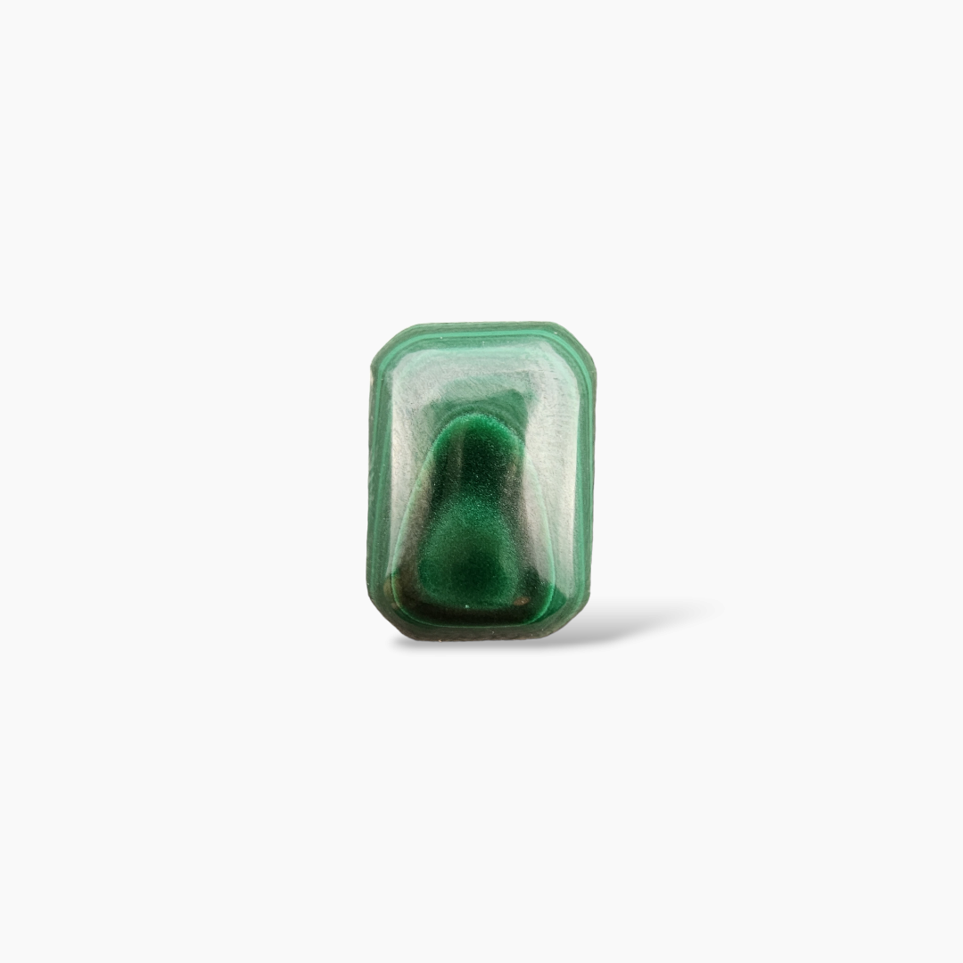 buy Natural Malachite Stone 9.91  Carats Cabochon Shape ( 14x10 mm )