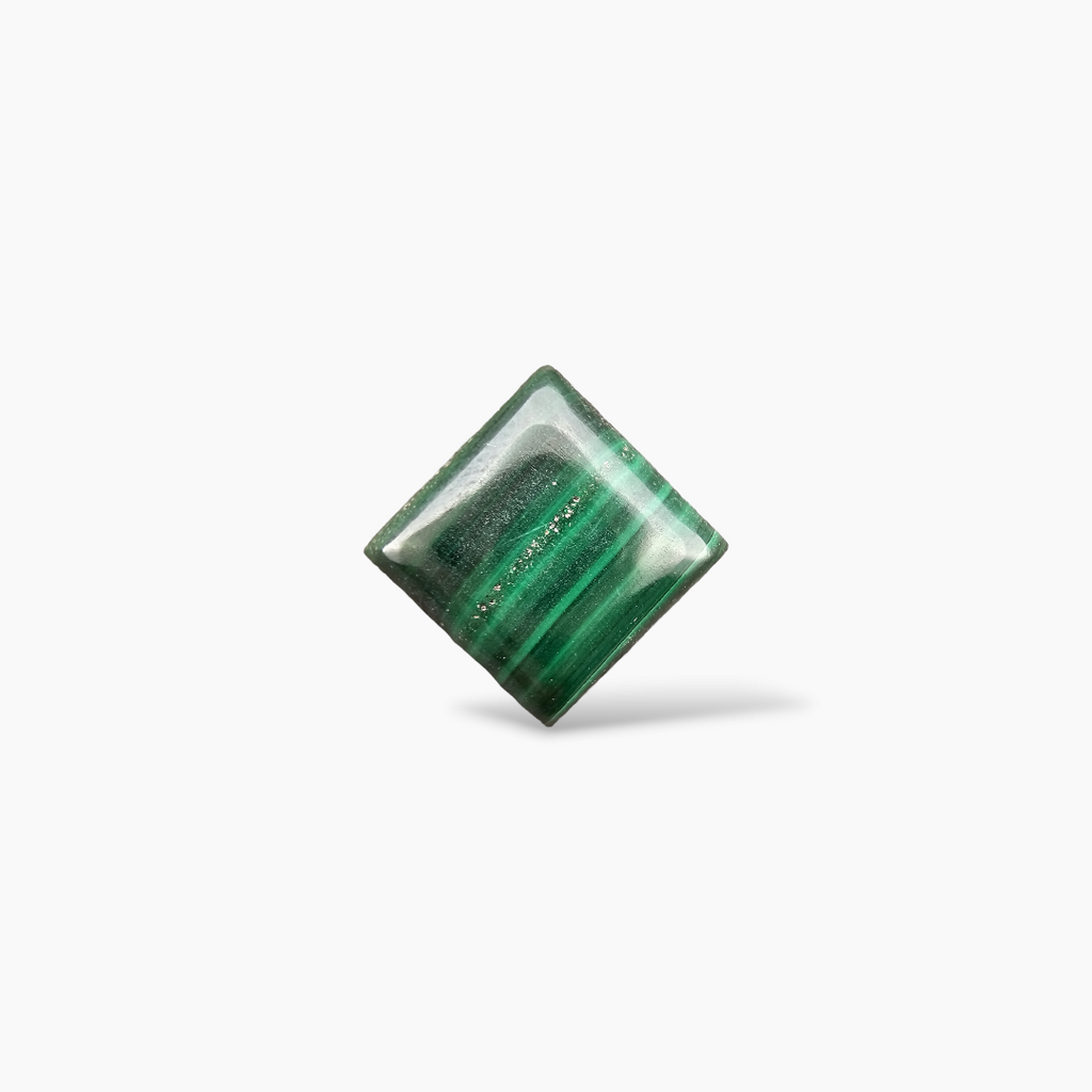 shop Natural Malachite Stone 6.76 Carats Cabochon Shape ( 10 mm )