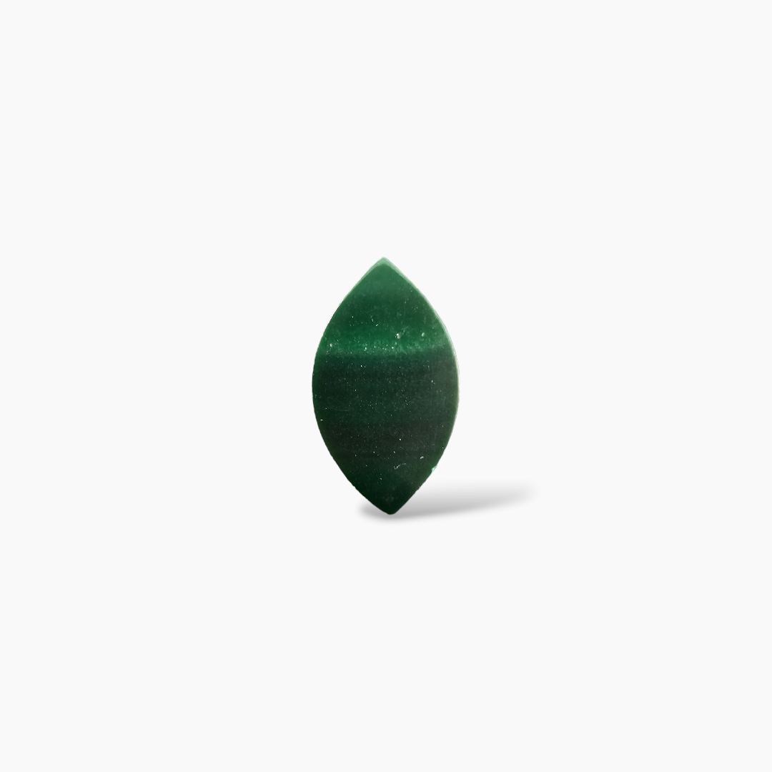 online Natural Malachite Stone 4.16 Carats Marquise  Cabochon Shape ( 14x8 mm )