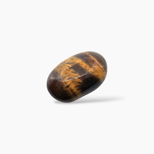 buy Natural Tiger Eye Stone 9.18  Carats Oval Cabochon Shape ( 16.3X10.5 mm )