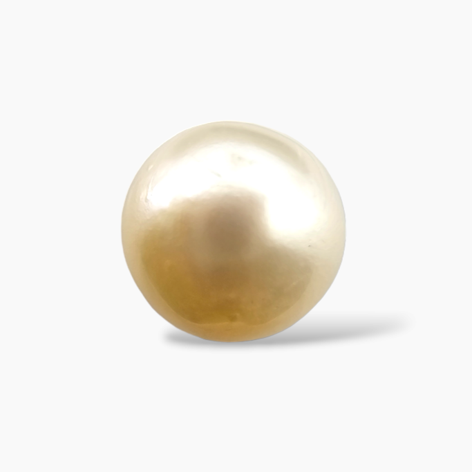 buy Natural Pearl Moti  Stone 4.36 Carats Round Cabochon Shape ( 8.5 mm )