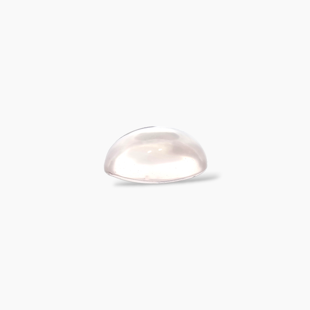 shop Natural Rose Quartz Stone 10.85  Carats Round Cabochon Shape ( 15 mm )