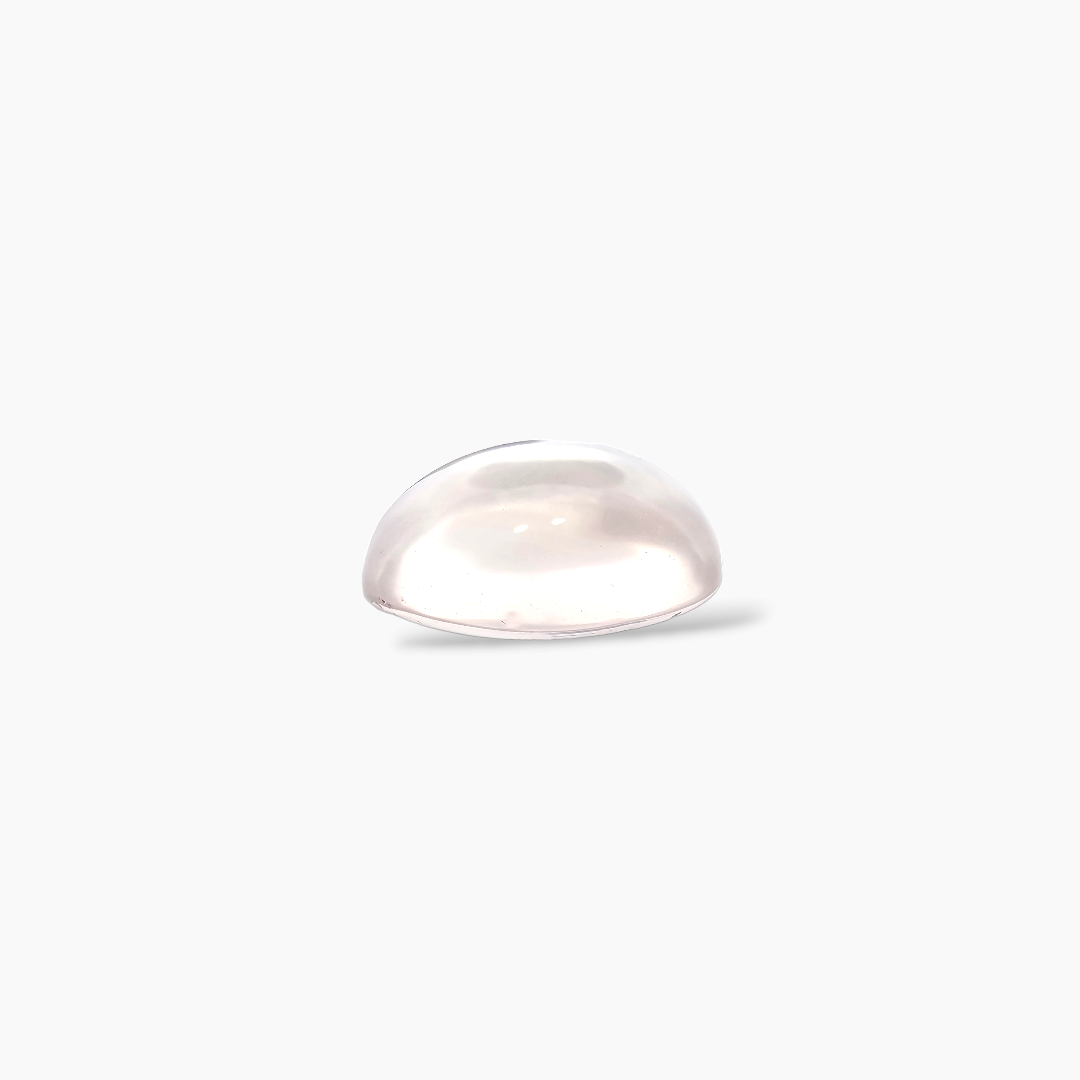shop Natural Rose Quartz Stone 10.85  Carats Round Cabochon Shape ( 15 mm )