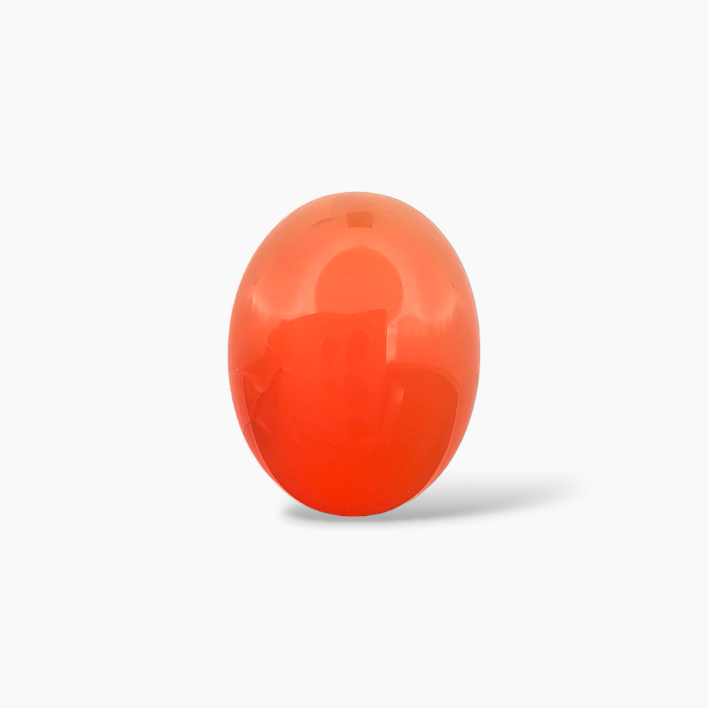 buy Natural Carnelian Stone 22.65 Carats Oval Cabochon Shape ( 23x18 mm )
