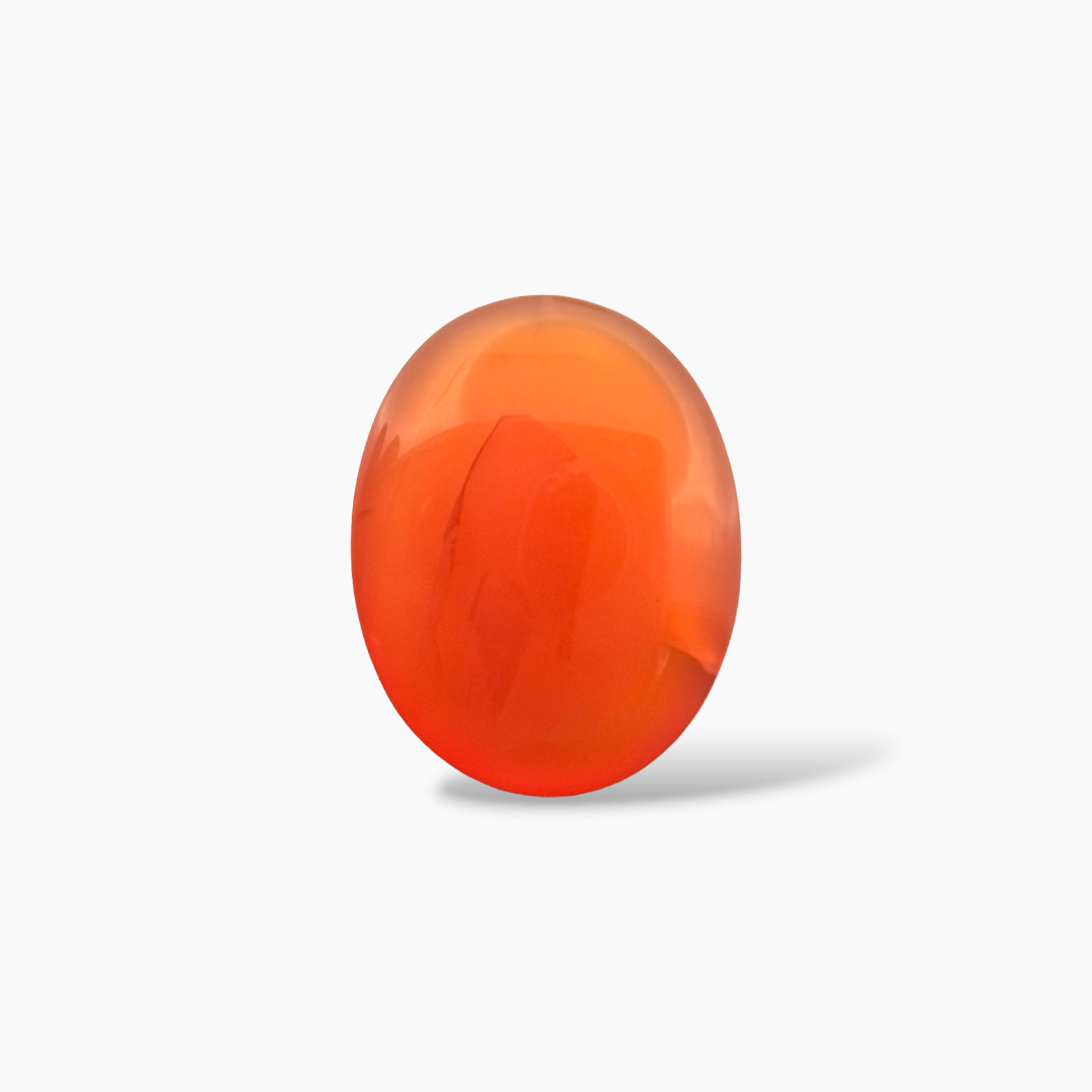 Online Natural Carnelian Stone 22.65 Carats Oval Cabochon Shape ( 23x18 mm )