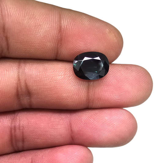 Natural Blue Sapphire Stone From Australia 5.16 Carats Oval Shape 11.5 x 9 mm