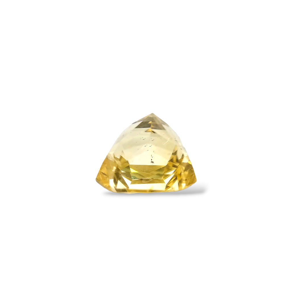 Natural Yellow Sapphire Gemstone 5.61 Carats Emerald Cut Shape 8.8x9.1 mm