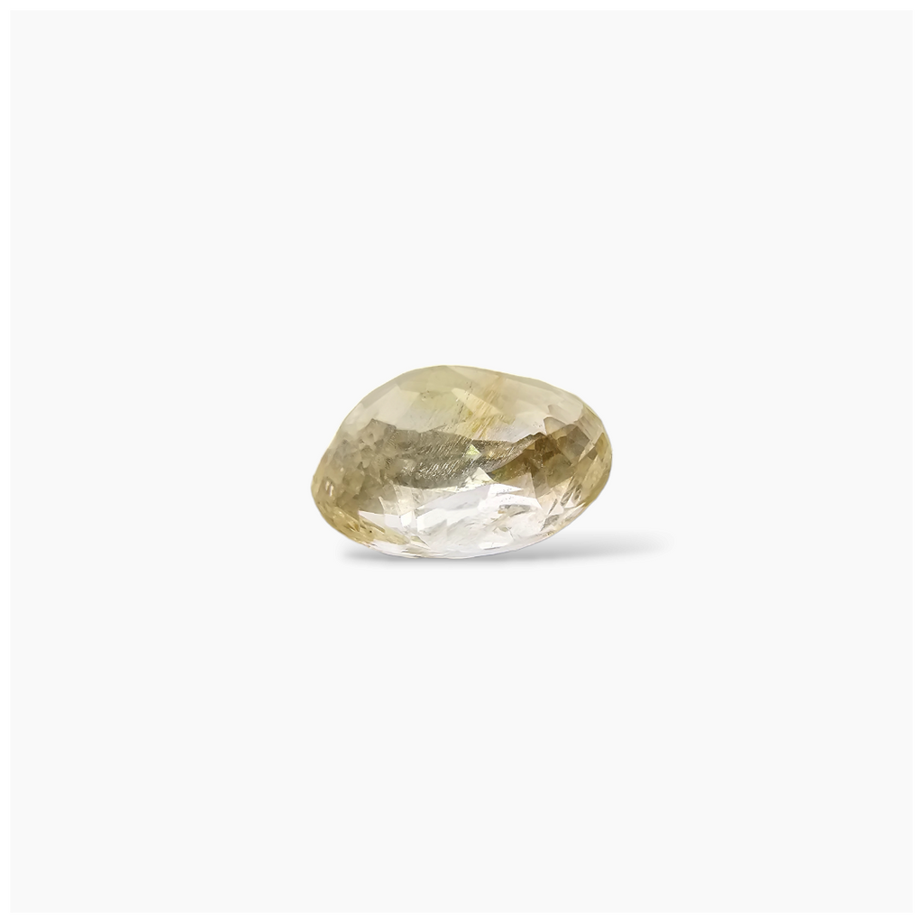 Buy Natural Yellow Sapphire Gemstone 2.51 Carats Oval Cut Shape 8.5x7 mm