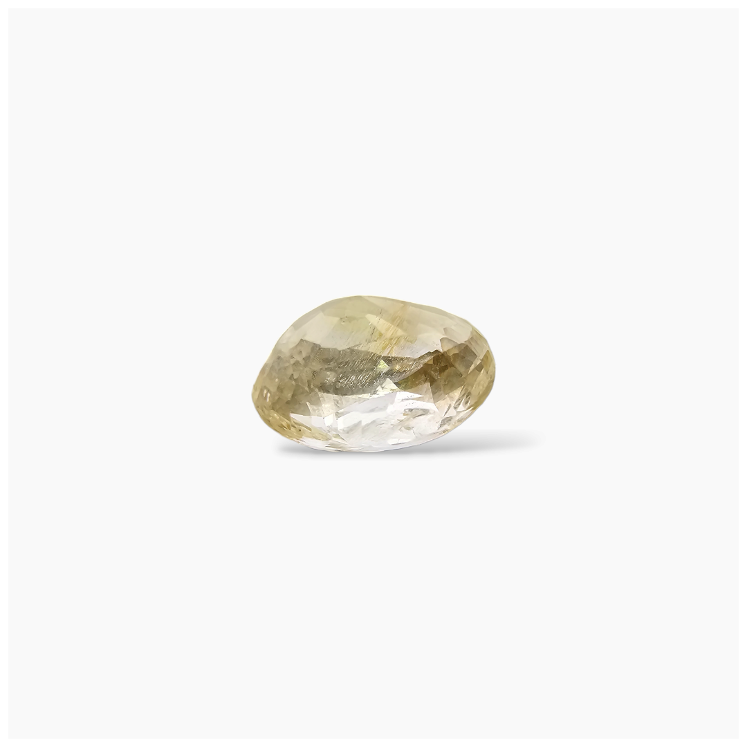 Buy Natural Yellow Sapphire Gemstone 2.51 Carats Oval Cut Shape 8.5x7 mm