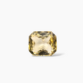 Natural Yellow Sapphire Stone 11.13 Carats Emerald Cut Shape