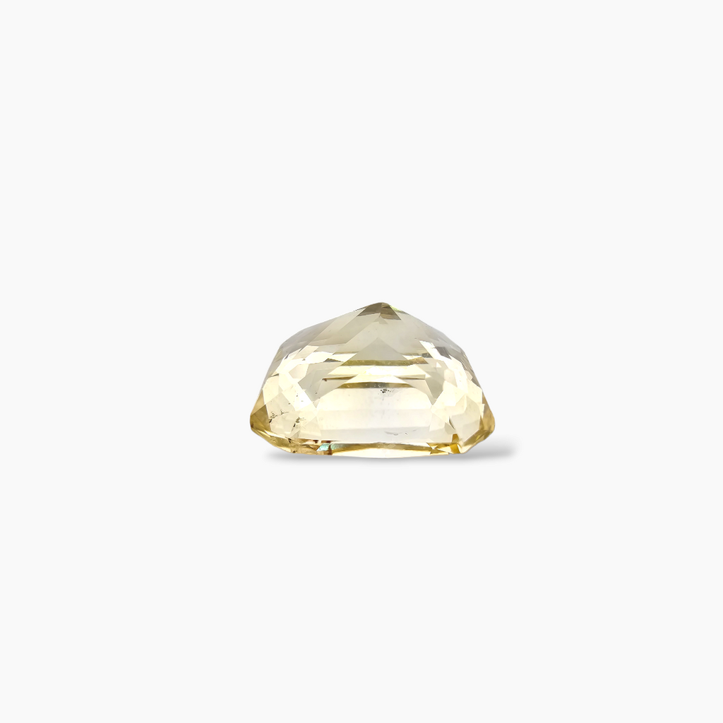 Natural Yellow Sapphire Stone 11.13 Carats Emerald Cut Shape