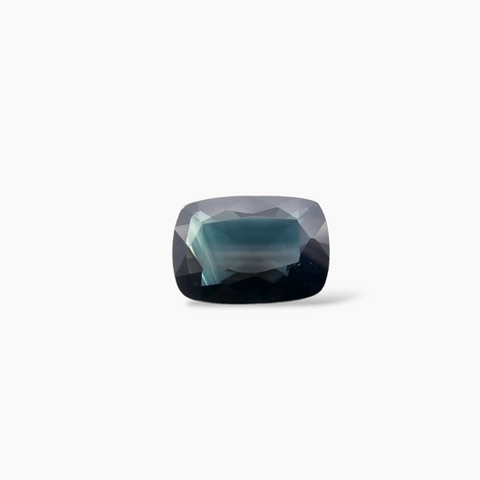 Natural Teal Sapphire Gemstone 5.96 Carats Cushion Cut Shape