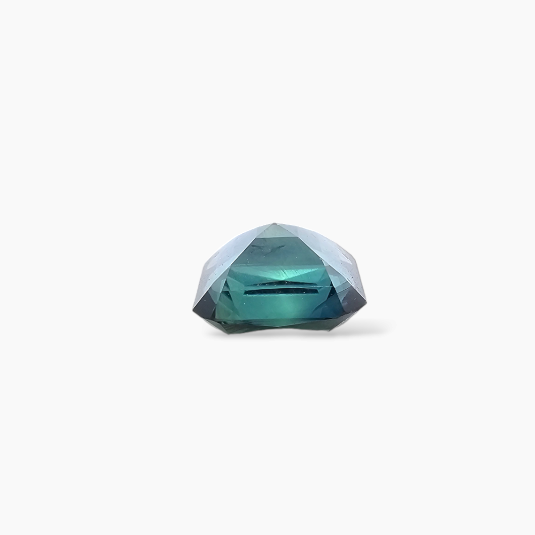 Natural Teal Sapphire Gemstone 1.66 Carats Emerald Cut Shape
