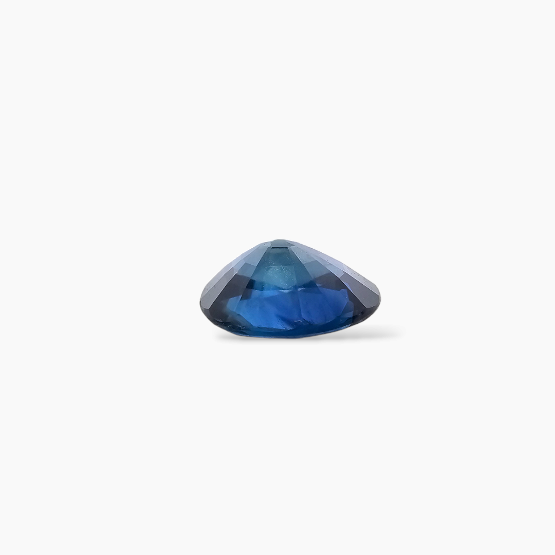Natural Teal Sapphire Gemstone 1.36 Carats Oval Cut Shape