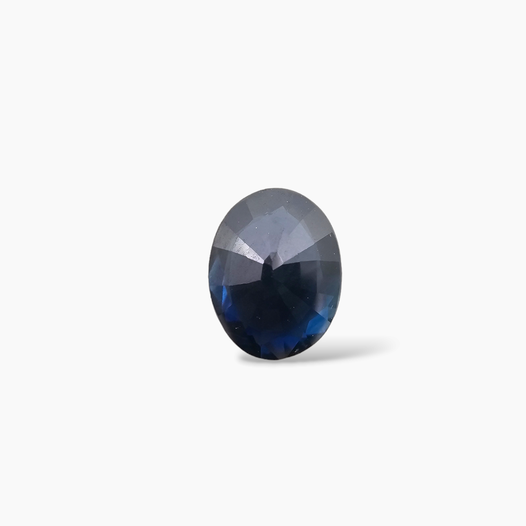 Natural Teal Sapphire Gemstone 1.36 Carats Oval Cut Shape