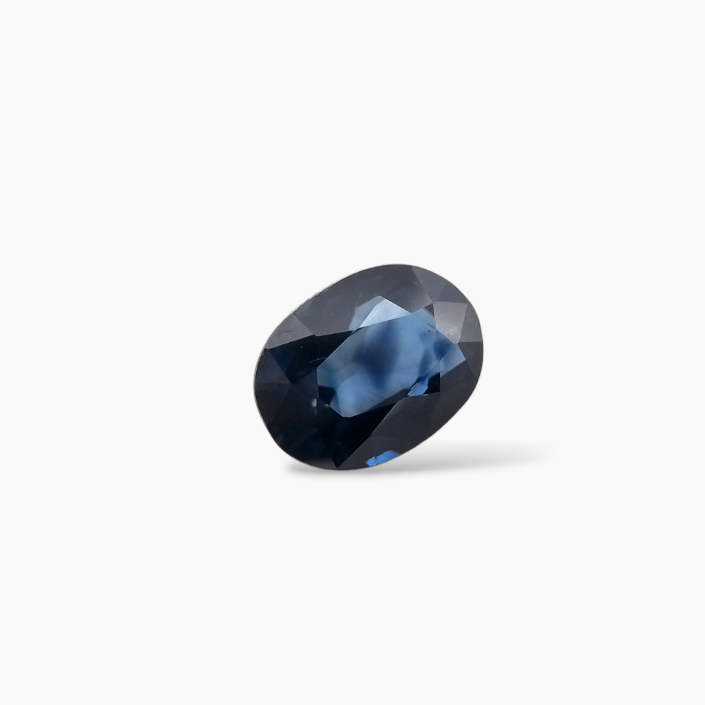 Natural Blue Sapphire Gemstone 2.10 Carats Oval Cut Shape