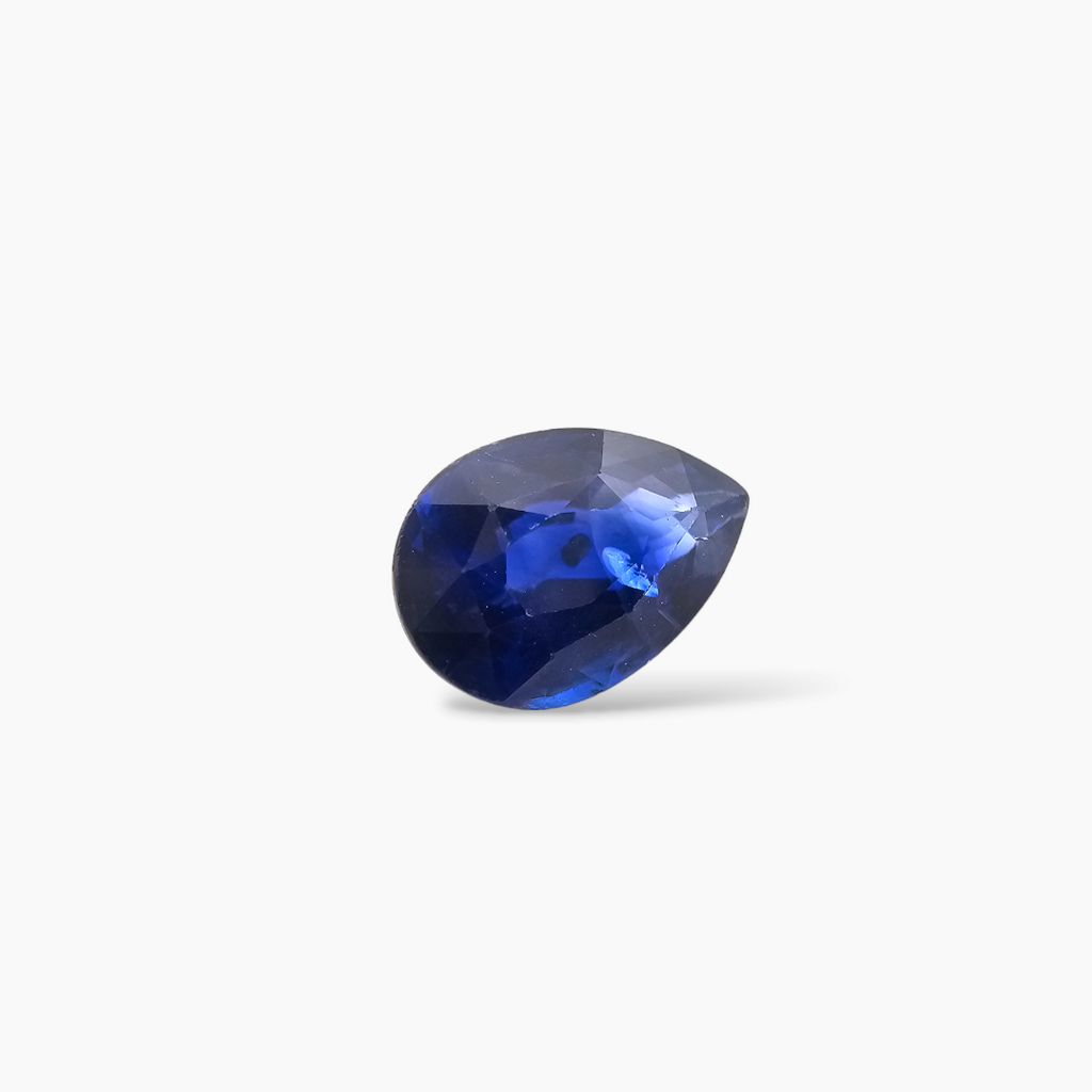 Natural Blue Sapphire Gemstone 2.02 Carats Pear Cut Shape