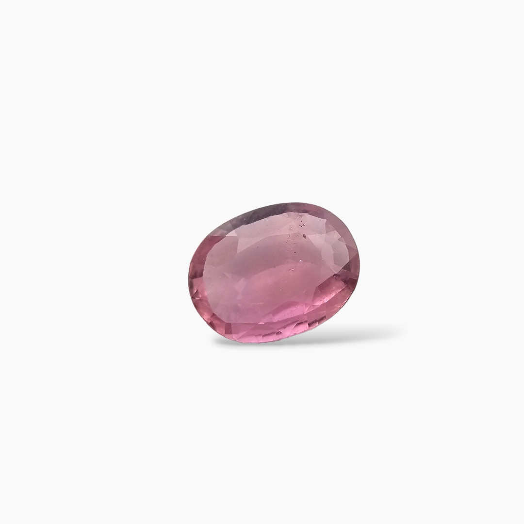 Natural Pink Sapphire Gemstone 1.13 Carats Oval Cut Shape