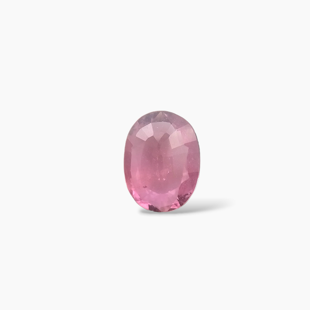 Natural Pink Sapphire Gemstone 1.13 Carats Oval Cut Shape