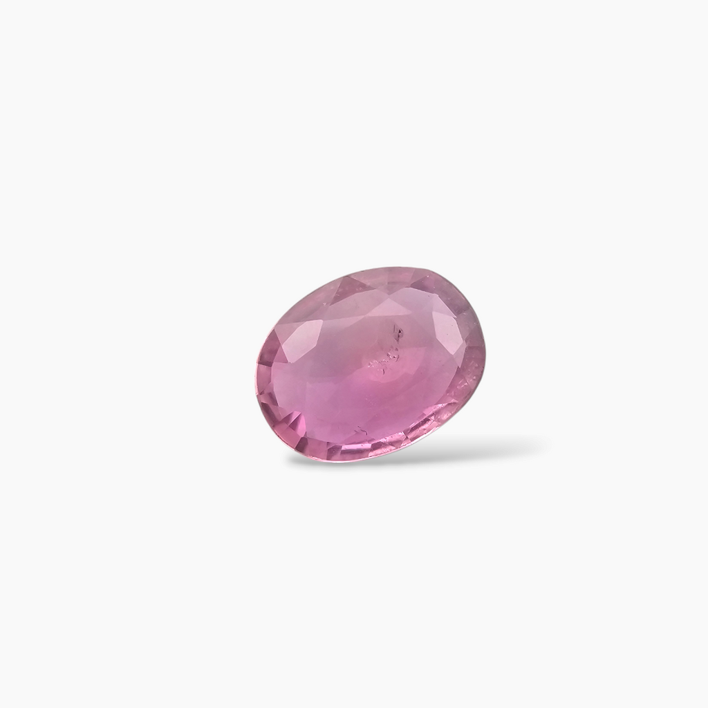 Natural Pink Sapphire Gemstone 1.18 Carats Oval Cut Shape
