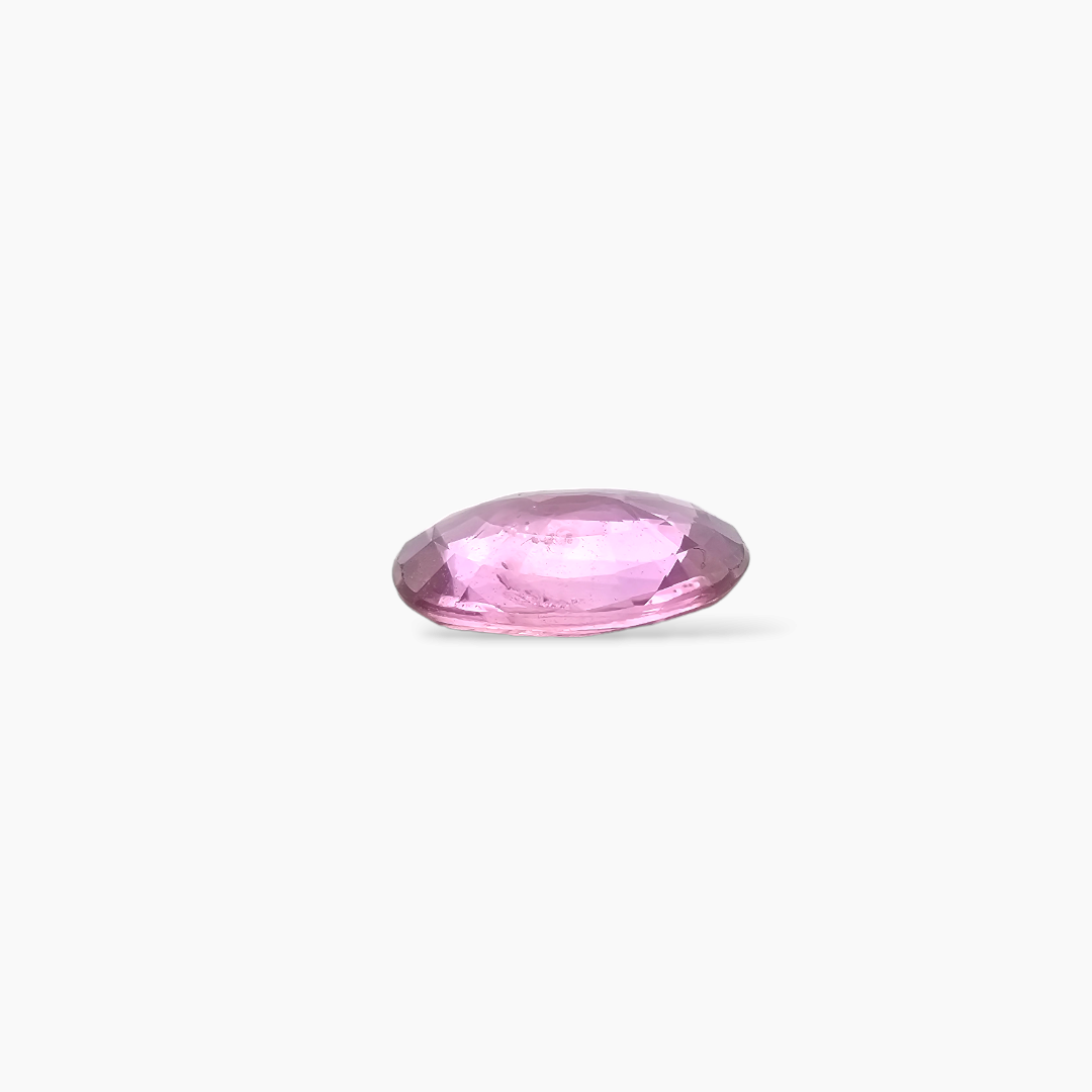 Natural Pink Sapphire Gemstone 1.18 Carats Oval Cut Shape