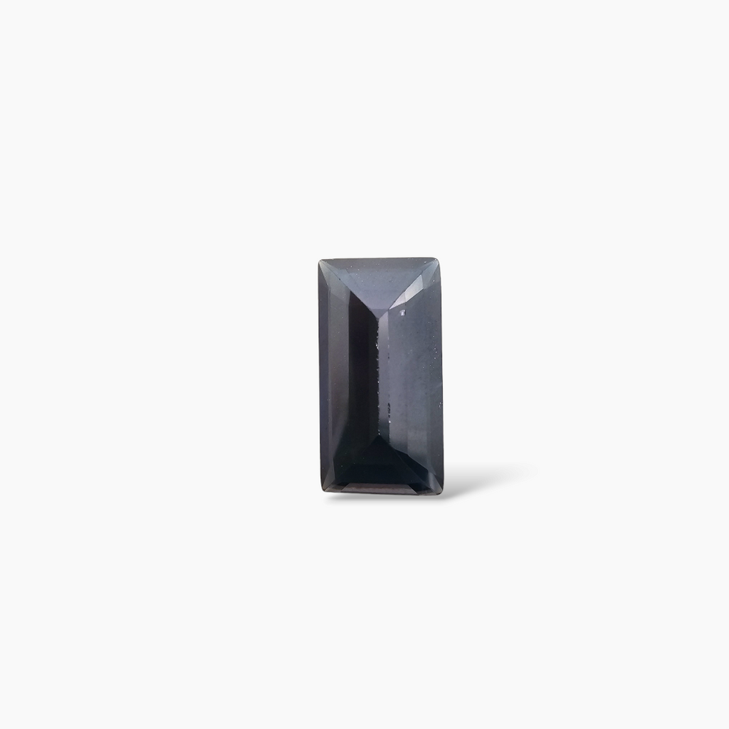 Natural Blue Sapphire Gemstone 4.65 Carats Baguette Cut Shape