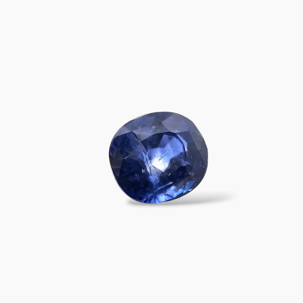 Natural Blue Sapphire Gemstone 3.67 Carats Cushion Cut Shape