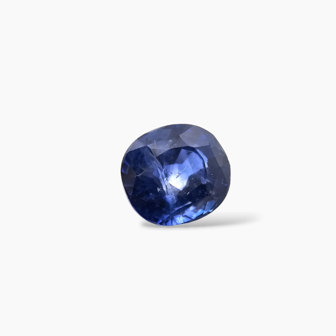 Natural Blue Sapphire Gemstone 3.67 Carats Cushion Cut Shape