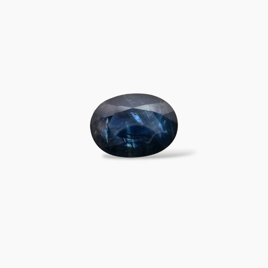 Natural Blue Sapphire Gemstone 5.52 Carats Oval Cut Shape