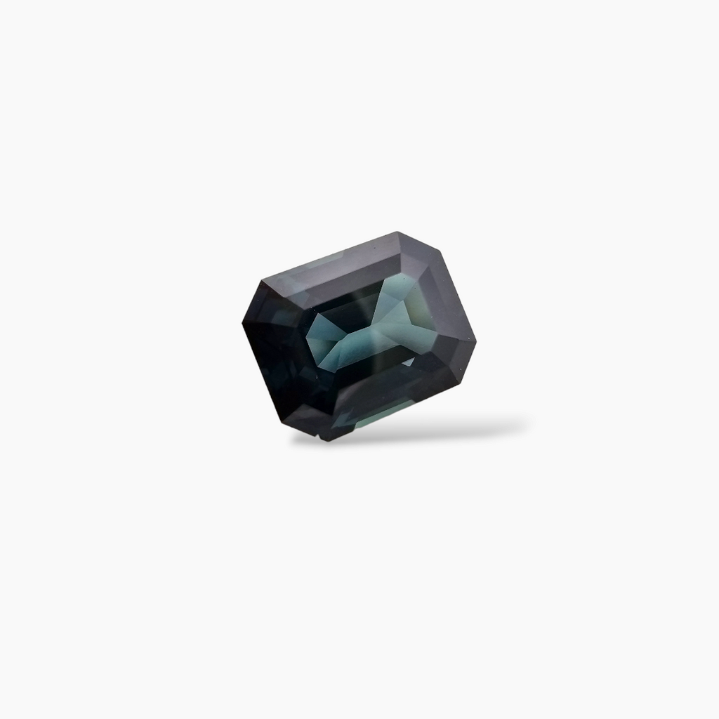 Green Sapphire: 2.74 Carat Emerald Cut - $800/ct, African Origin