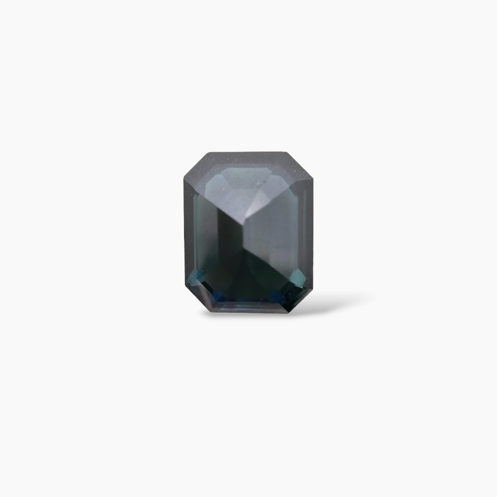 Green Sapphire: 2.74 Carat Emerald Cut - $800/ct, African Origin