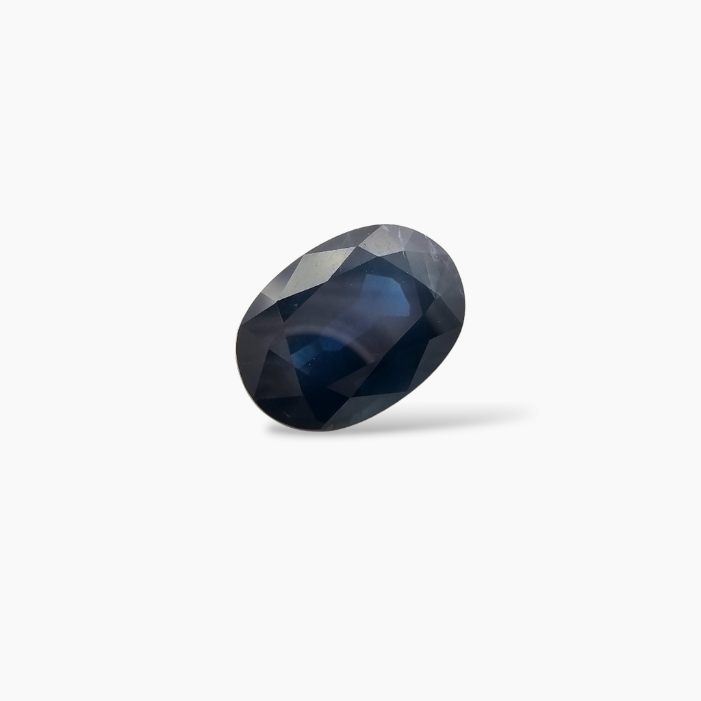 Blue Sapphire: 5.84 Carat Oval Cut - $250/ct, African Origin Certification