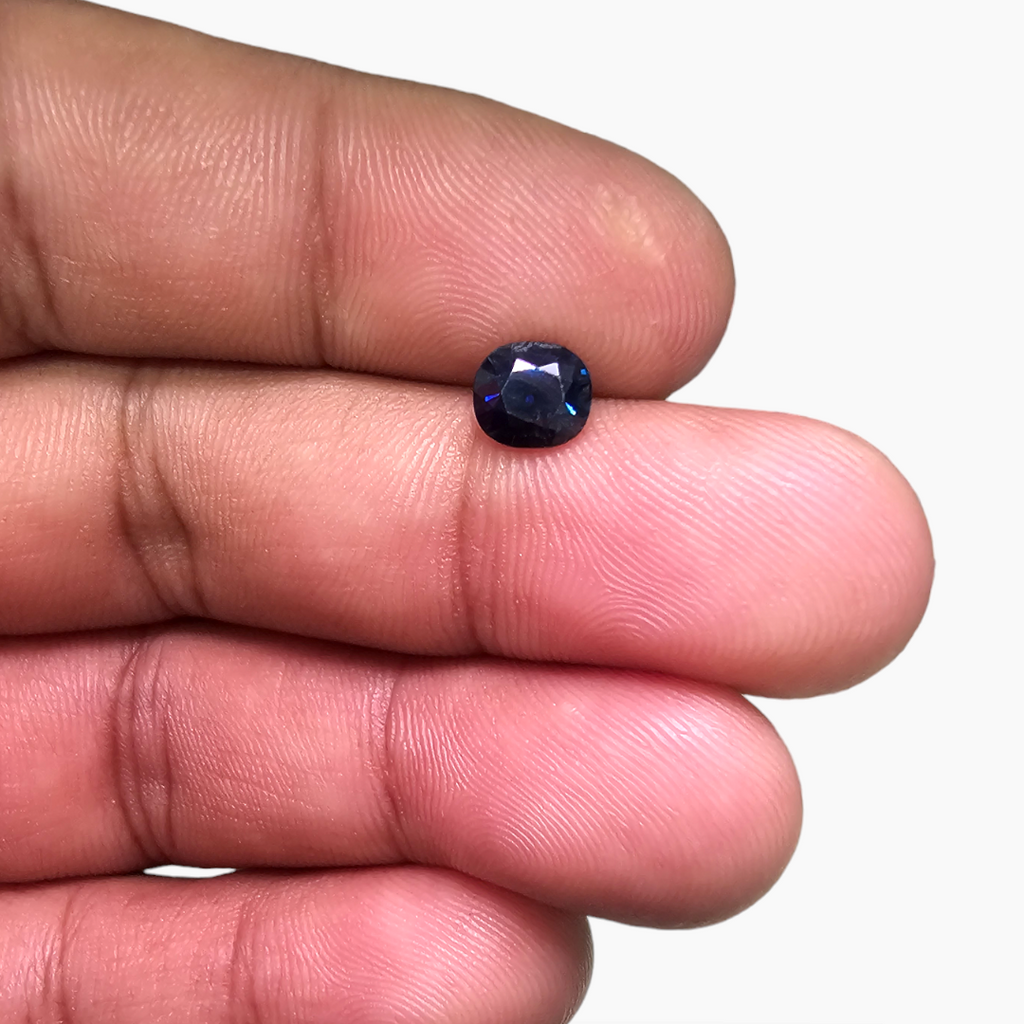 Natural Blue Sapphire 1.31 Carat Round Cut - $225/ct, African Origin