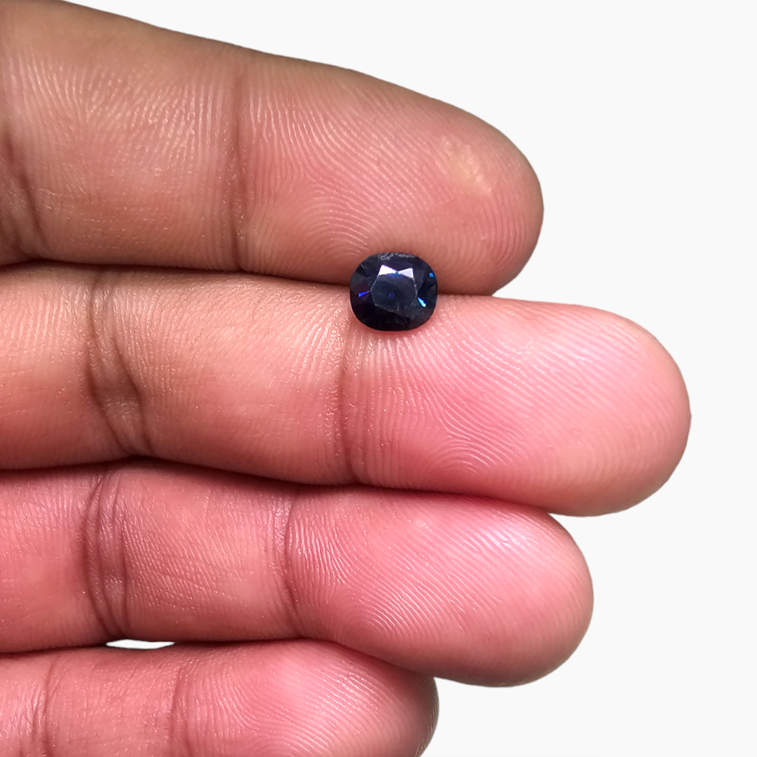 Natural Blue Sapphire 1.31 Carat Round Cut - $225/ct, African Origin