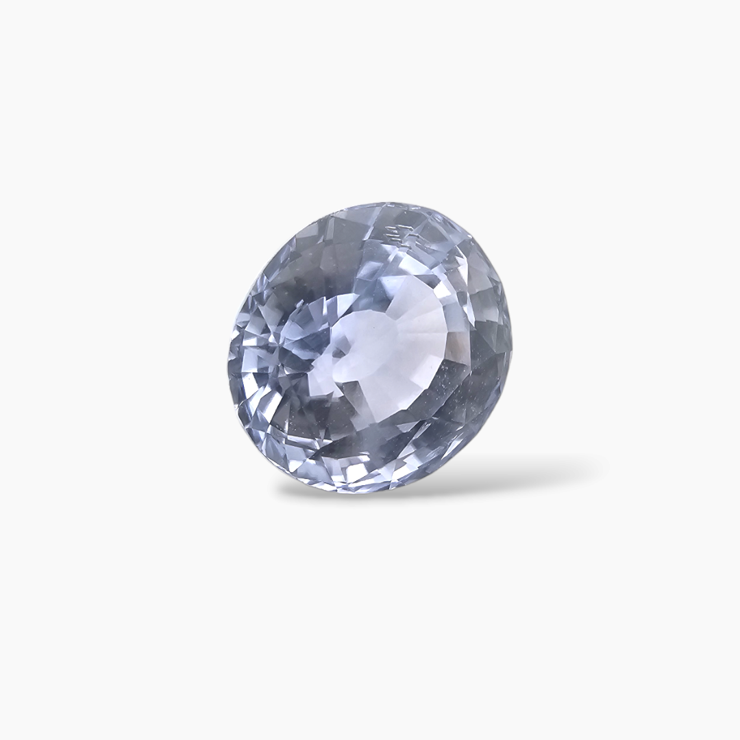 White Sapphire Oval Cut: 2.42 Carats, Natural Brilliance from Africa