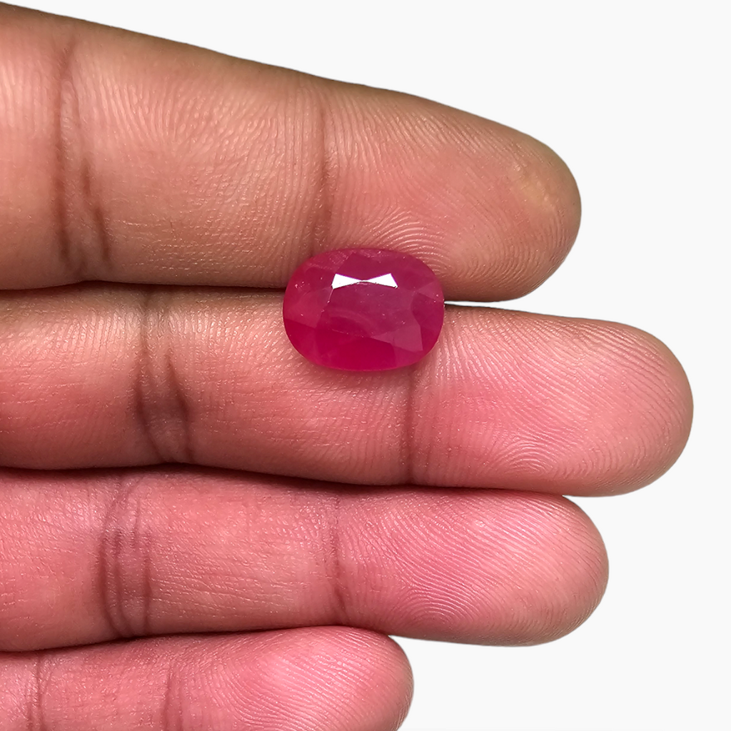 Natural Ruby Oval Cut 6.51 Carats, $900/ct, Mozambique Origin