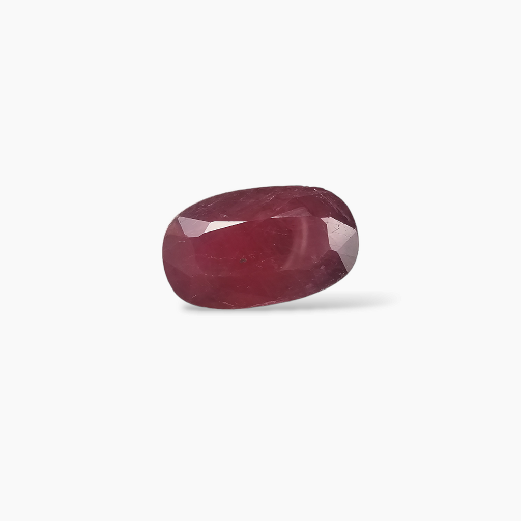 Natural Red Ruby Oval Cut 4.19 Carats, Afghan Origin - IDL Certified