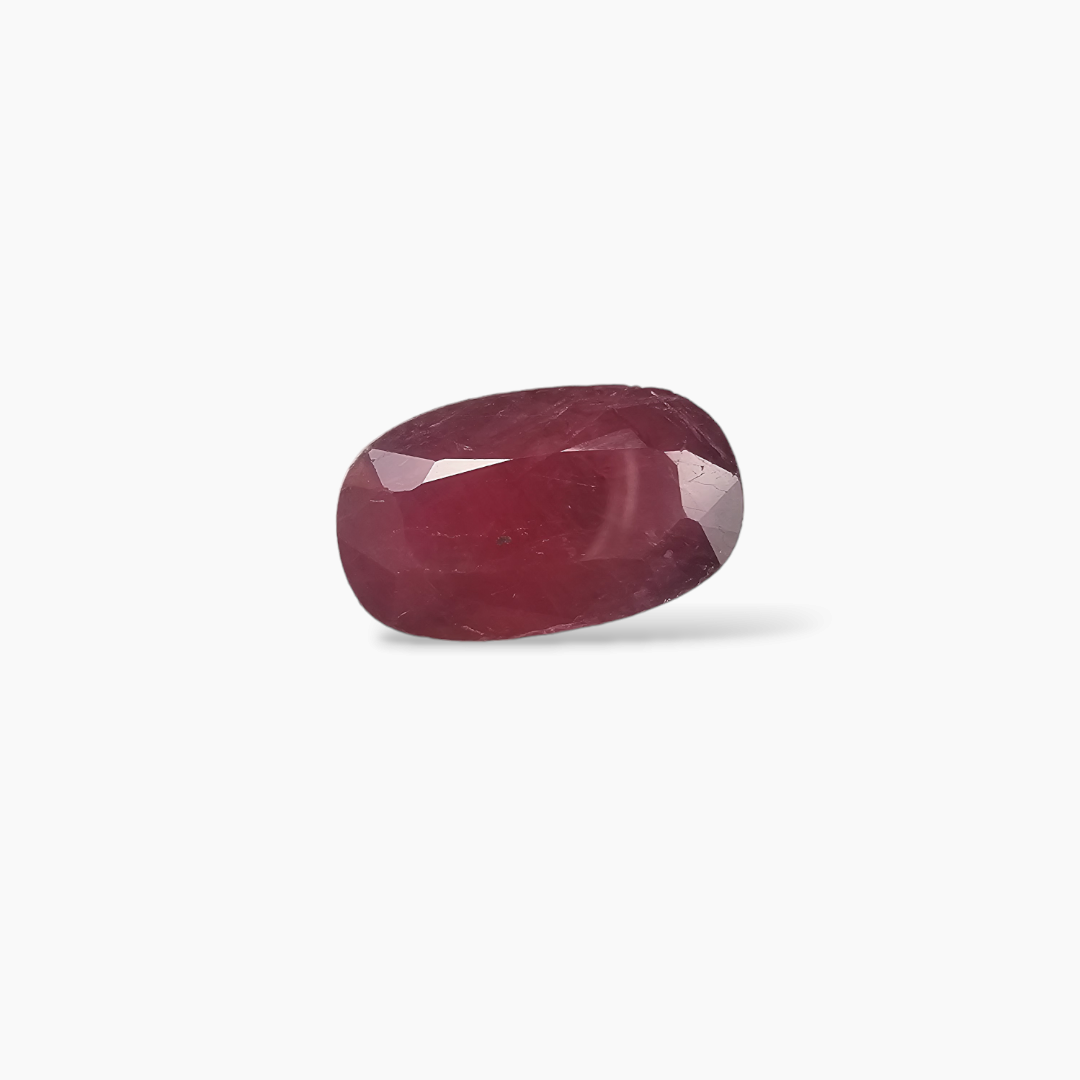 Natural Red Ruby Oval Cut 4.19 Carats, Afghan Origin - IDL Certified