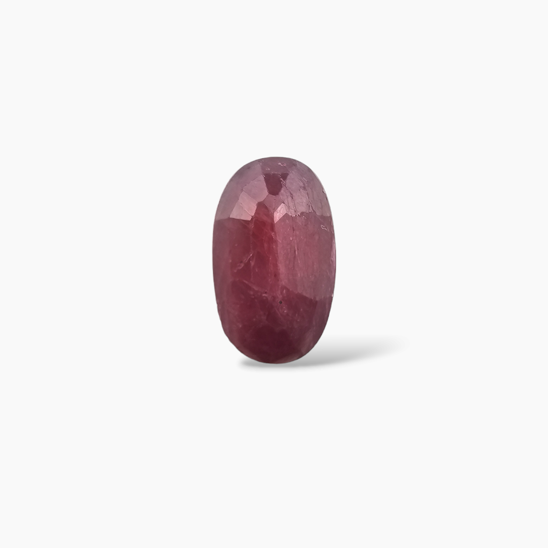 Natural Red Ruby Oval Cut 4.19 Carats, Afghan Origin - IDL Certified