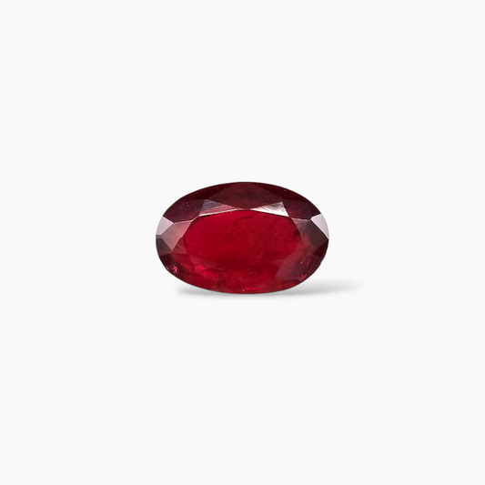 Perfect 1.61 Carat Natural Ruby - Graceful Oval Cut Gem from Mozambique
