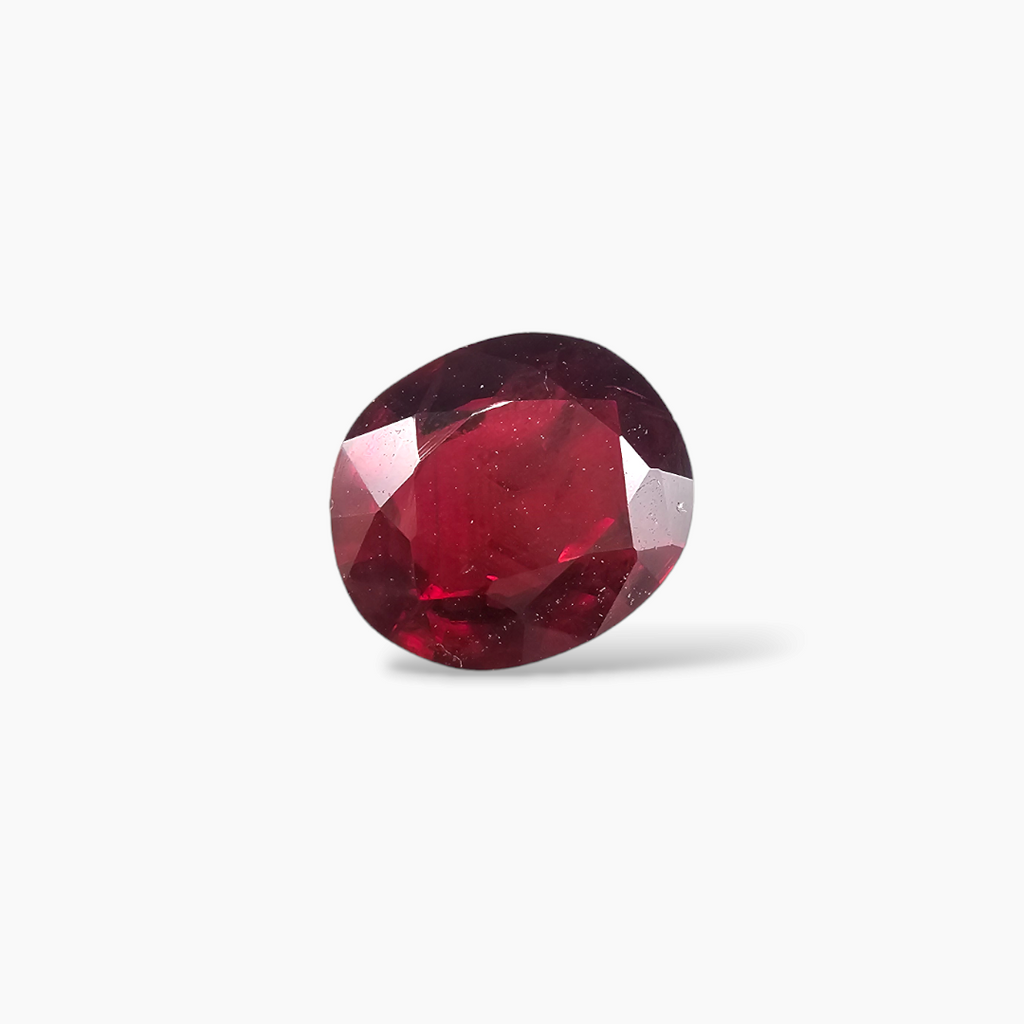 Charming 1.11 Carat Oval Natural Ruby Radiant Red Mozambique Origin