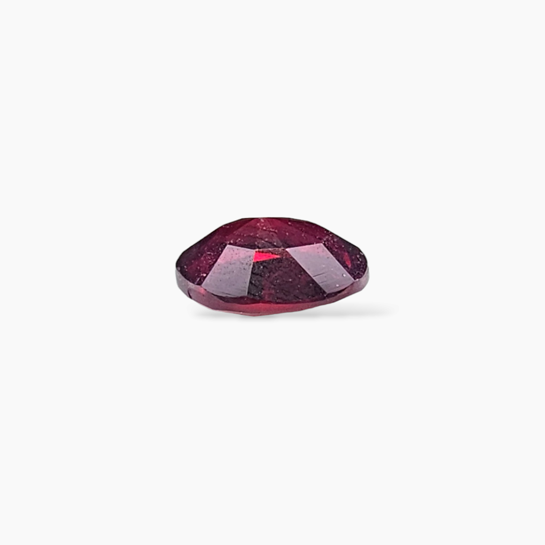 Charming 1.11 Carat Oval Natural Ruby Radiant Red Mozambique Origin