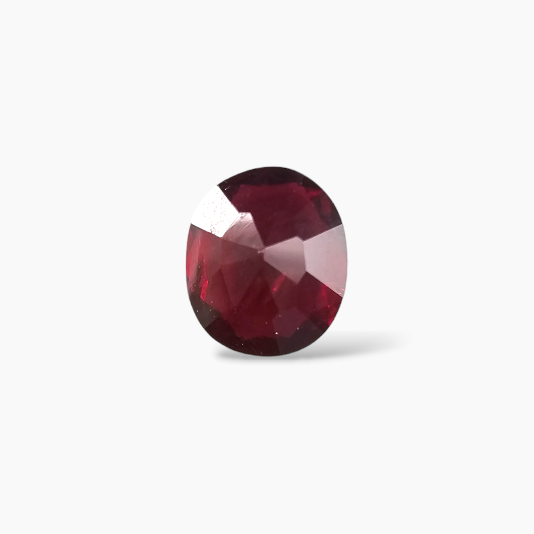Charming 1.11 Carat Oval Natural Ruby Radiant Red Mozambique Origin