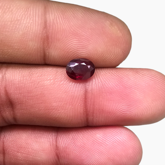 Vibrant 1.14 Carat Oval Ruby Natural Beauty Rich Red | Mozambique Origin