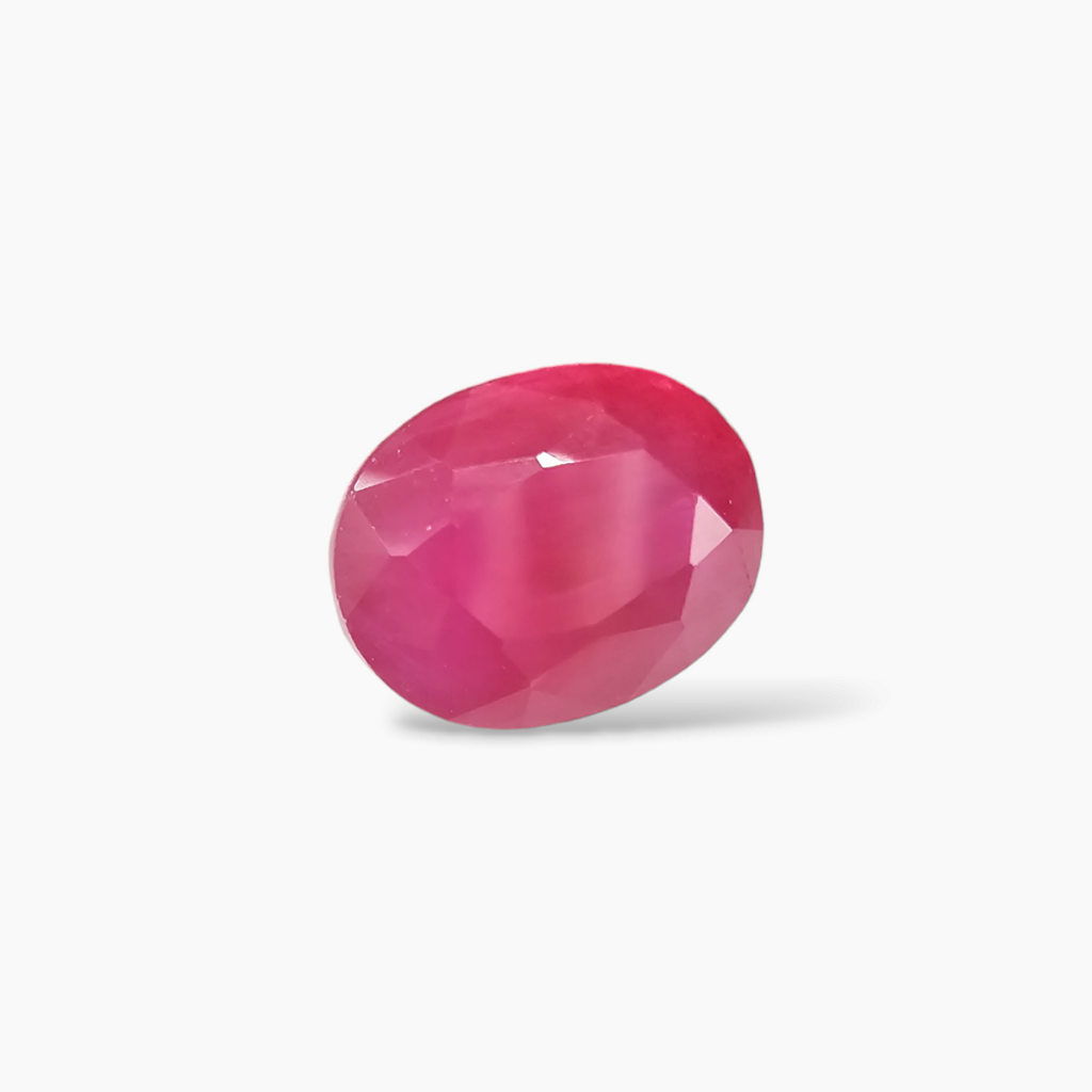 Radiant 1.56 Carat Oval Ruby Natural Beauty in Pink | Mozambique Origin
