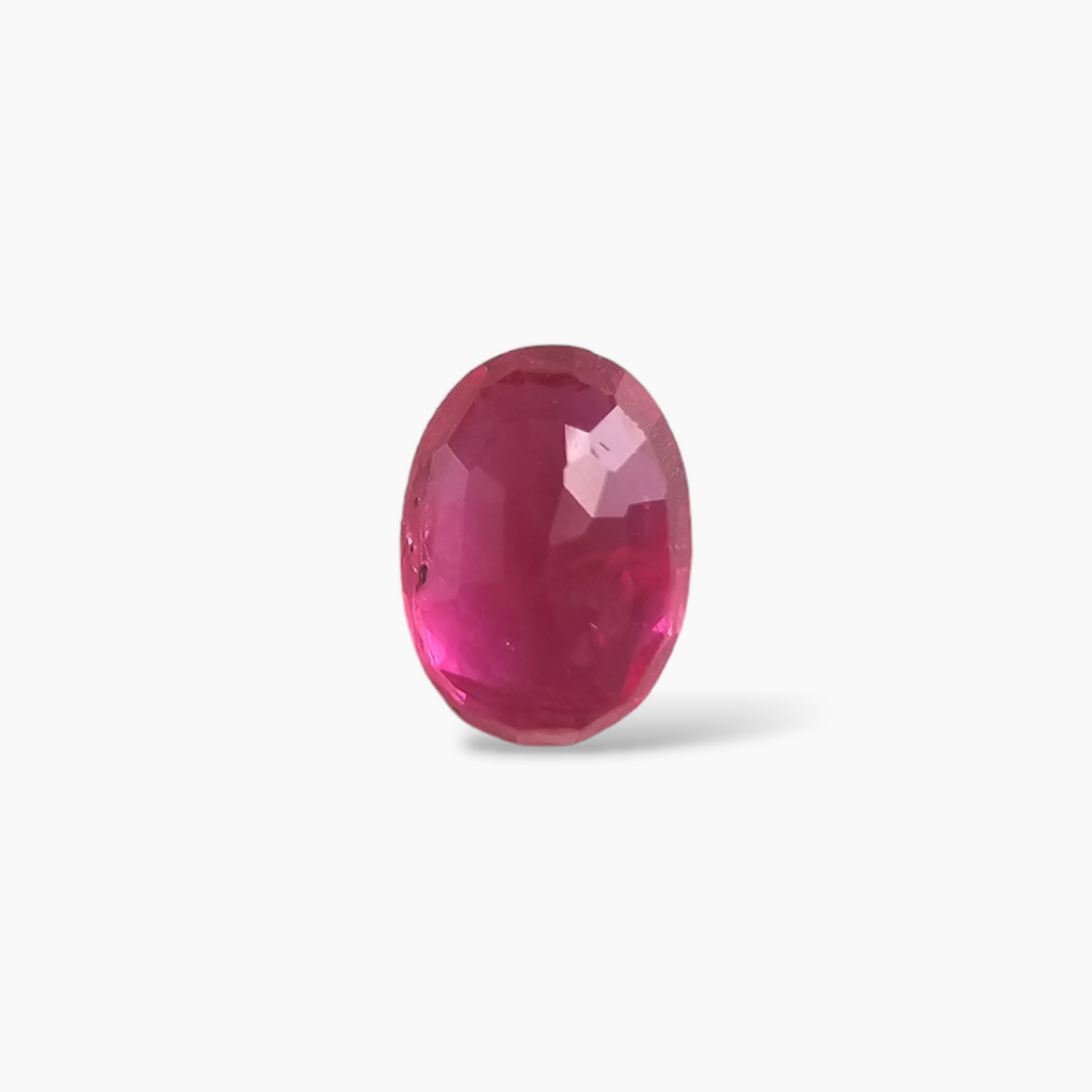Buy Natural Ruby Gemstone 0.96 Carats in Oval Shape From Mozambique
