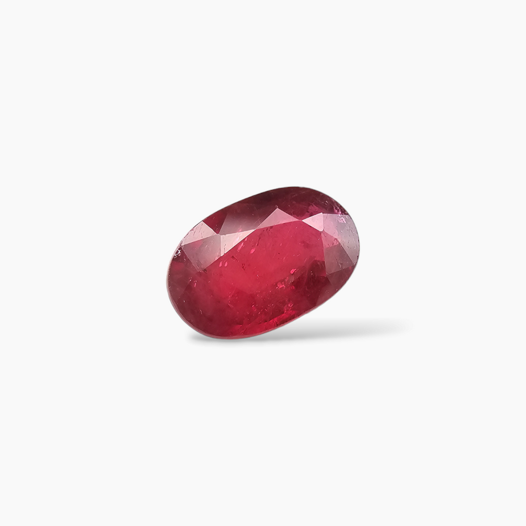 Charming 1.14 Carat Oval Red Natural Ruby Raza Cert From Mozambique Origin