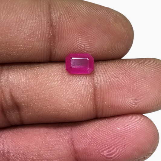 1 Carat Octagon Pink Ruby Natural Beauty | Mozambique Origin | $225/ct